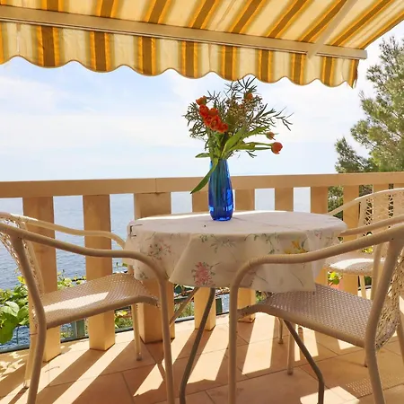 Plavac Mali- One Bedroom With Balcony And Sea View Apartment Potomje
